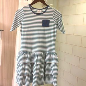 New Hanna Andersson Striped Dress - size 150 - (US size 10)